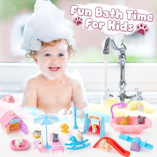 Toylink 12 Pack Kids Bath Bombs with Dog & Cat Toys - Image 6