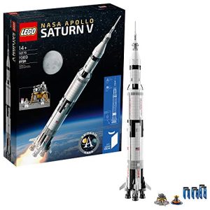 LEGO Ideas NASA Apollo Saturn V Rocket Model Kit (1969 Pcs)