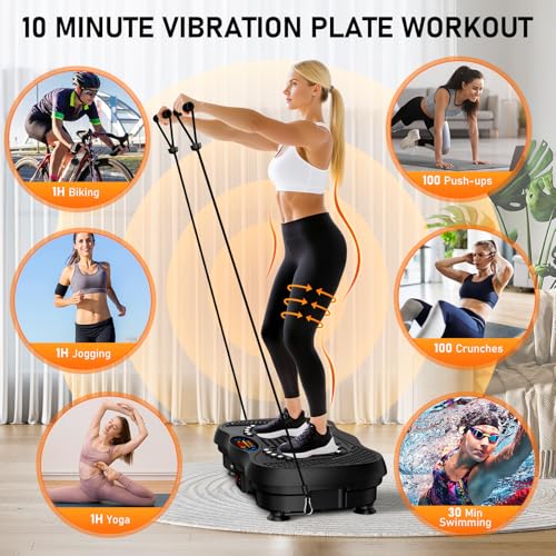 Vibration Plate Exercise Machine for Full Body Workout & Weight Loss - Image 6