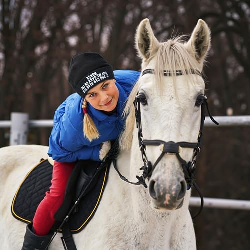 Funny Bobble Beanie for Men - Horse Riding Gifts - Image 5