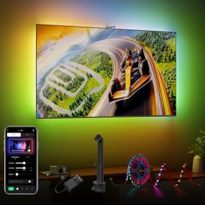 DecTok 15ft TV Backlight: Screen Sync RGB LED for 55-75 Inch