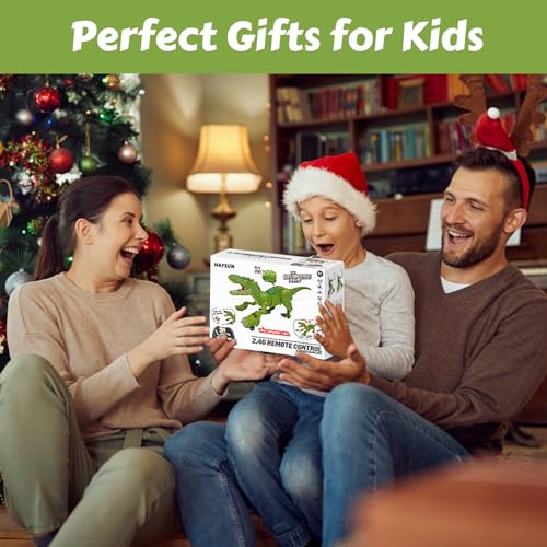 RC T-Rex Dinosaur Toy: Roar, Spray & Light for Kids 3-12 - Image 7