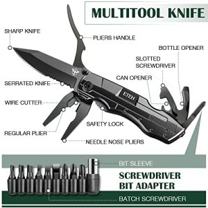 Multitool Pocket Knife for Men | Gift for Dad Him Boyfriend