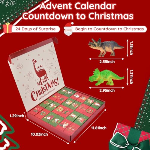 Dinosaur Advent Calendar 2025: 24 Dino Toys for Kids - Image 3