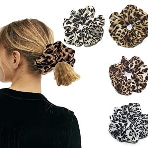 Chic Leopard Print Hair Accessories Bundle (4-Pack)