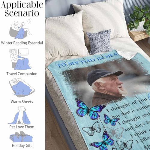 Personalized Memorial Photo Blanket - In Loving Memory - Image 5