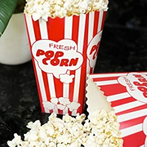 30 Movie Night Popcorn Boxes – Vintage Carnival Design