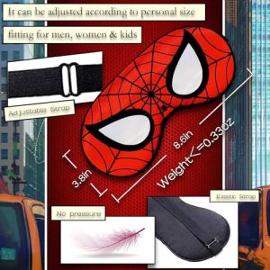 Cute Silk Sleep Mask for Kids & Adults – Travel & Party Fun