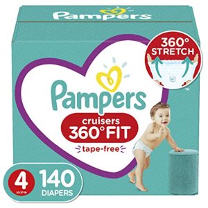 Pampers Cruisers 360 Fit Diapers Size 4 (140 Count)