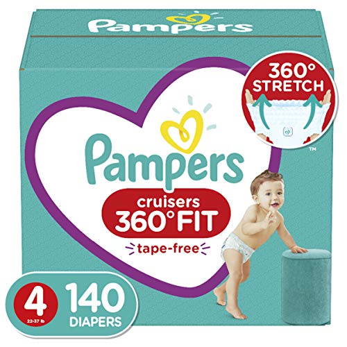 Pampers Cruisers 360 Fit Diapers Size 4 (140 Count)