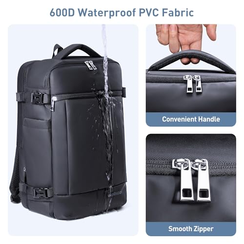 SHOWKOO 40L Expandable Travel Backpack | Airline Approved - Image 7
