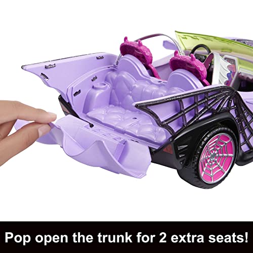 Monster High Ghoul Mobile Toy Car with Pet & Cooler - Image 3