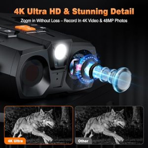 4K Night Vision Goggles: HD Digital Device for Outdoor Exploration
