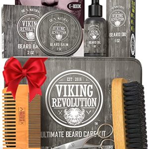 Viking Revolution Ultimate Beard Grooming Kit for Men