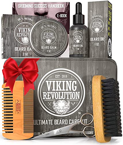 Viking Revolution Ultimate Beard Grooming Kit for Men