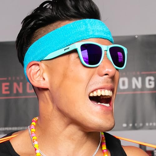 goodr Dinotopia Carnival Polarized Sunglasses - Teal - Image 4