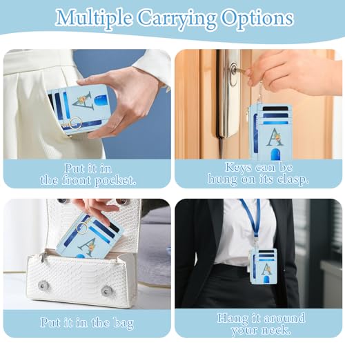 Slim Minimalist RFID Blocking Card Holder for Women - Image 5