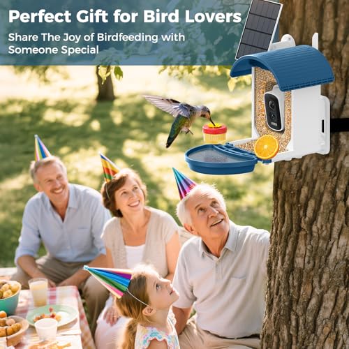 Smart Solar Bird Feeder Camera 5MP AI Night Vision - Image 9