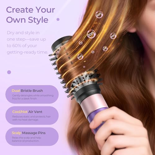 Vincofy 7-in-1 Hot Air Styler - Fast Drying & Volumizing - Image 7