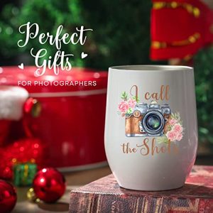Photography Gift: 12oz Insulated Wine Tumbler for Women