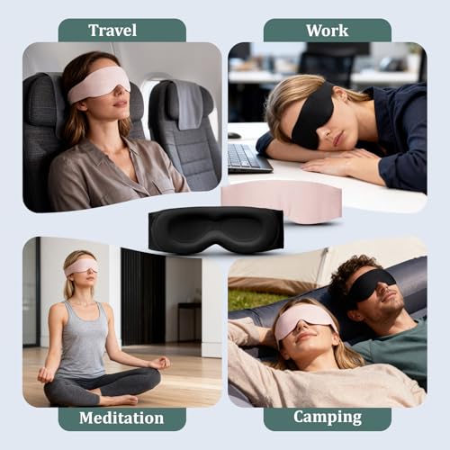 Silk Sleep Mask 2-Pack: 100% Blackout for Deep Sleep - Image 7