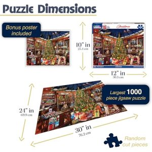 Seek & Find Christmas 1000-Piece Puzzle for Family