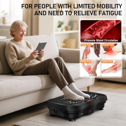 Vibration Plate Exercise Machine for Full Body Workout & Weight Loss - Image 3