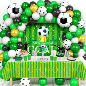 Soccer Birthday Party Kit – Balloon Arch & Decor