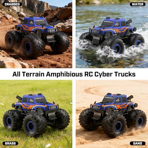 WayEee RC Waterproof Monster Truck - All-Terrain 4X4 - Image 4