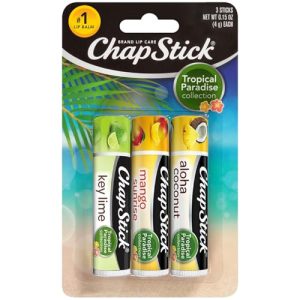 ChapStick Tropical Paradise 3-Pack: Mango, Key Lime, Coconut