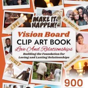 Vision Board Clip Art: Manifest Love & Relationships