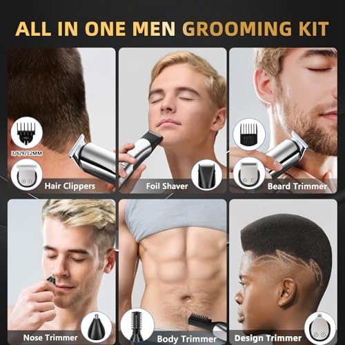 Ritarga 14-in-1 Beard Trimmer & Grooming Kit for Men - Image 5