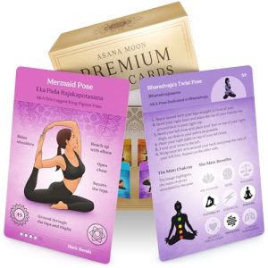 Asana Moon Premium Yoga Pose Cards – 120+ Poses