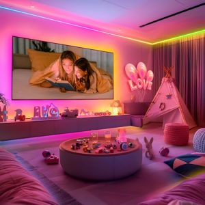 ATHONO 100ft IC+RGB LED Strip Lights | Music Sync & App Control