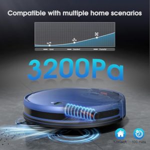 SHELIKI 2-in-1 Robot Vacuum & Mop – Smart, Strong Suction