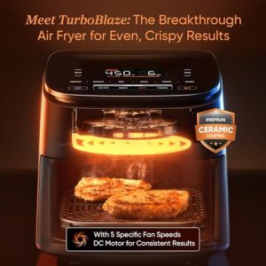 Cosori TurboBlaze 9-in-1 Air Fryer 6 Qt – Ceramic Coating
