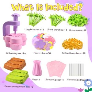 GPPNKC Flower Bouquet Craft Kit – DIY Arts & Crafts Toy