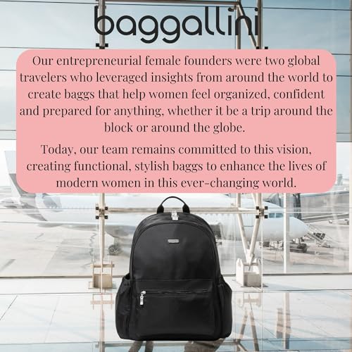 Baggallini Essential 16" Laptop Backpack | Lightweight Travel - Image 5
