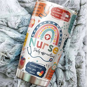 Nurse Daily Affirmations 20oz Tumbler for Healthcare Heroes