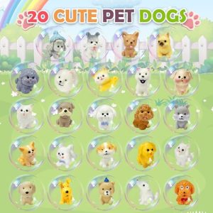 20 Pack Kids Bath Bombs with Surprise Puppy Dolls