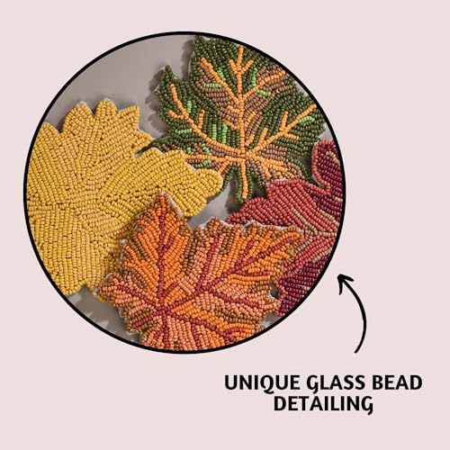 Folkulture Fall Boho Coasters Set of 4 - Farmhouse Decor - Image 5