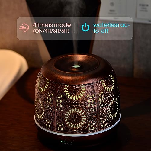 500ML Red Copper Ultrasonic Essential Oil Diffuser - Image 4