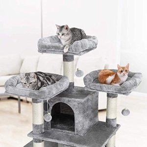 Feandrea 67″ Multi-Level Cat Tree Tower for Large Cats