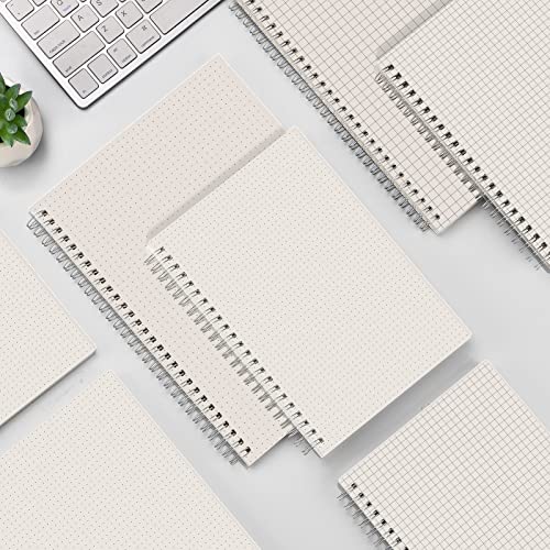 AHGXG 3-Pack A5 Spiral Dotted Journals - 100 GSM Paper - Image 2