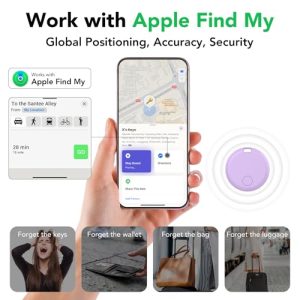 Air Tracker Tags: Smart Bluetooth Item Finder – 4 Pack