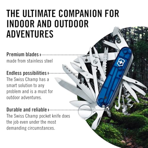 Victorinox Swisschamp Multi-Tool - Sapphire 91mm - Image 5