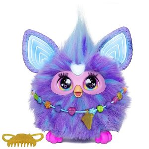 Furby Purple Interactive Plush Toy with 15 Accessories