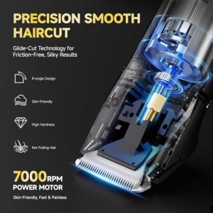 Tiovara IPX7 Waterproof Body & Beard Trimmer for Men