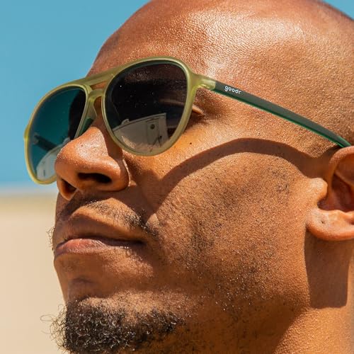 goodr Buzzed On Tower Polarized Aviator Sunglasses - Image 4