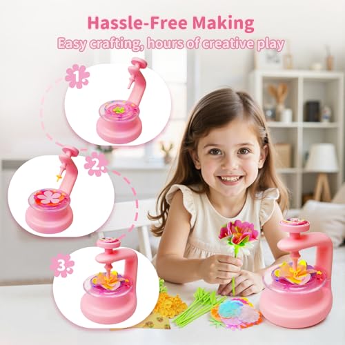 VNLINA DIY Fabric Flower Bouquets Craft Kit for Girls - Image 5